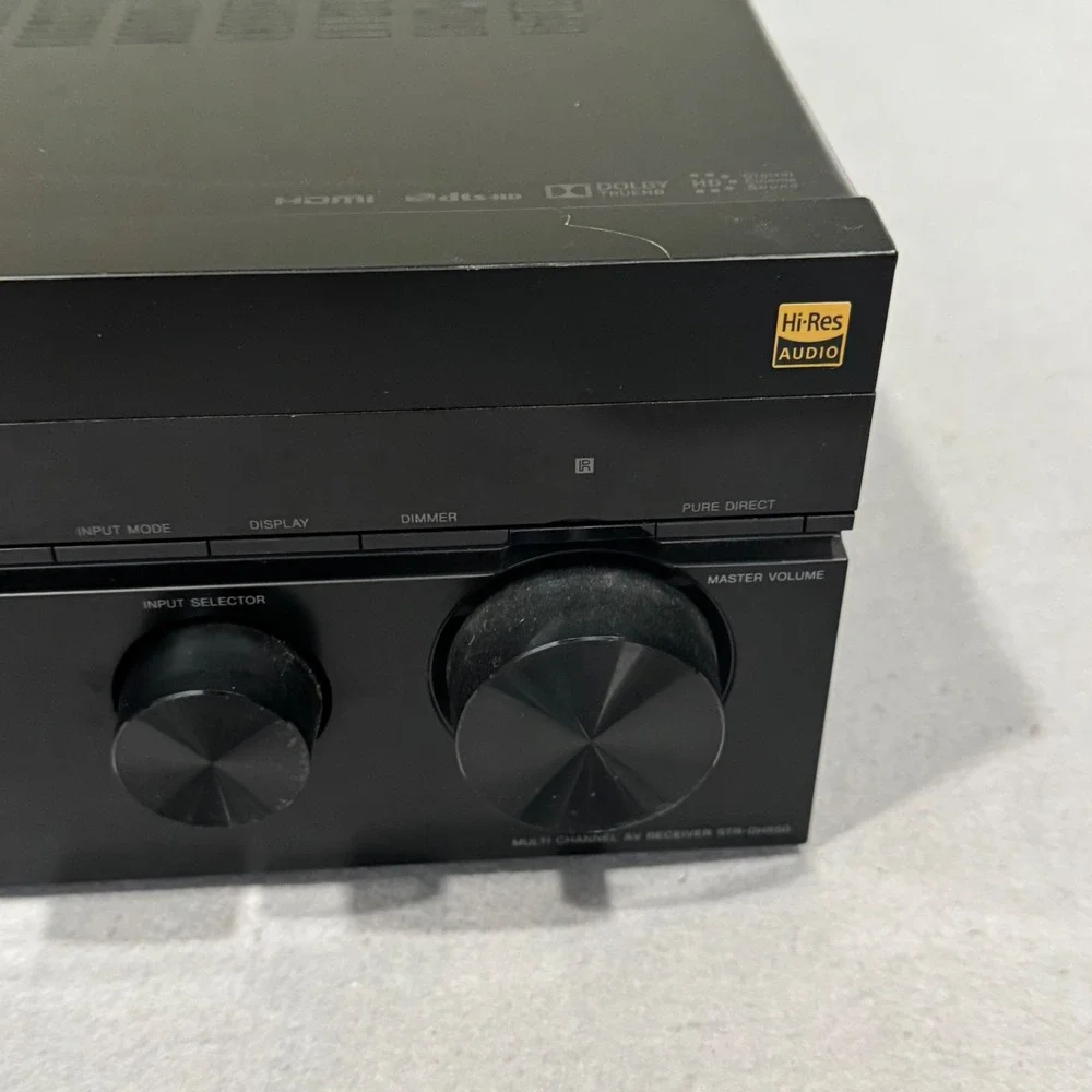 Sony STR-DH550 AV Receiver Home Theater Black 5.2 Channel 4K HDMI Hi-Res Audio